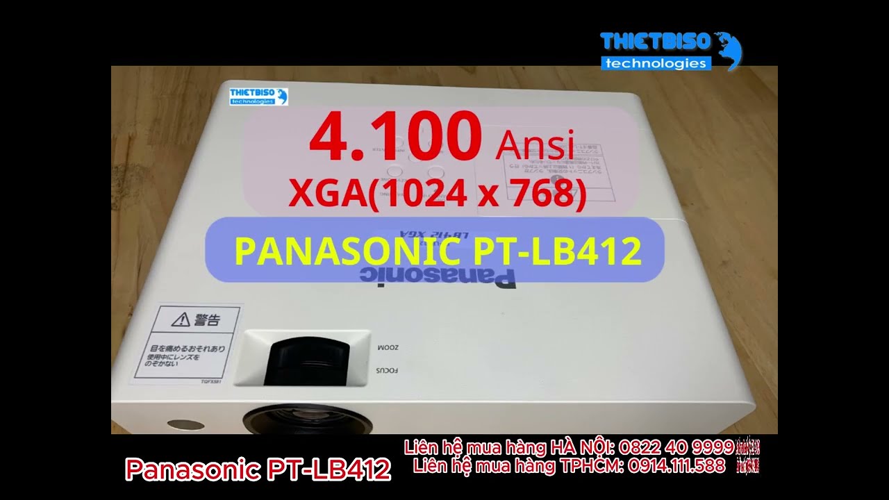 Máy chiếu cũ PANASONIC PT LB-412 giá rẻ ( DH6120003 )