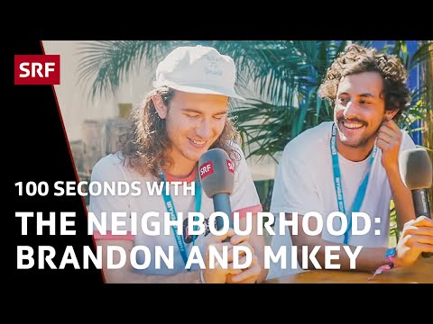 100 Seconds with The Neighbourhood (Brandon and Mikey) | Interview | SRF