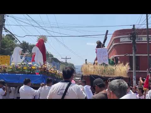 Procesión del Encuentro en Cuilapa Santa Rosa Guatemala