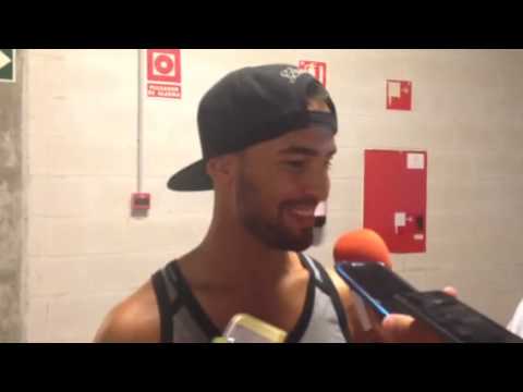 Barbosa (UD Almería) antes del final ante el Athletic