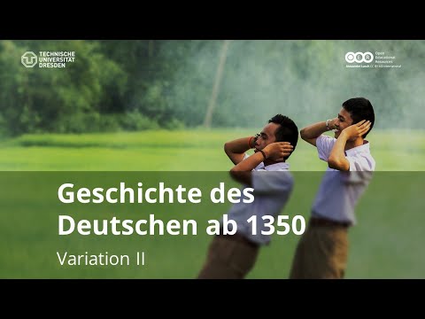 Geschichte des Deutschen ab 1350 (Variation II). Basiswissen Sprachwissenschaft II (SoSe 2024)