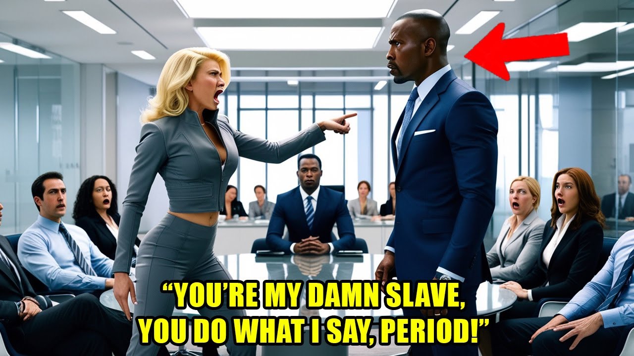 Racist Manager Calls Black Employee a Slave During Meeting—His Response Shocks the Entire Office