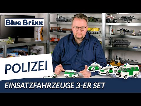 Polizei Einsatzfahrzeuge 3er-Set