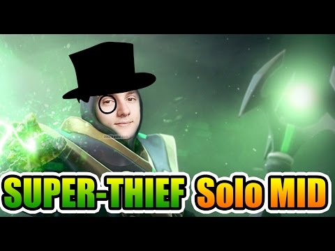 Miracle- Dota 2 [Rubick] SUPER-THIEF Solo MID