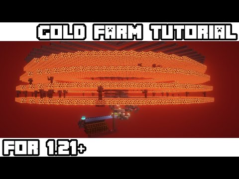 Looting Gold Farm Tutorial | Minecraft Java Edition 1.21+