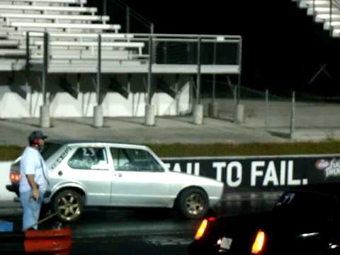 Volkswürks Rabbit on 034EFI goes 10.884 @ 135.89 MPH