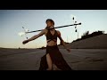 Flow Mayhem Fire Dragon Staff Routine