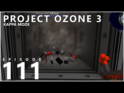 Project Ozone 3 Kappa Mode - DIMENSION BUILDER [E111] (Modded Minecraft Sky Block)