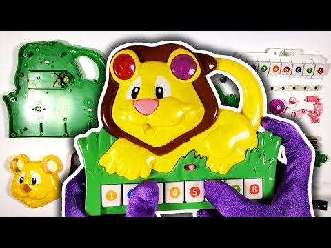 See Inside A Kids Toy Lion KeyBoard Piano || Teardown To See All The Parts
