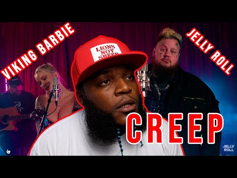 IS TWIGGA A CREEP LMAO - Viking Barbie & Jelly Roll - Creep - Official Cover Video(REACTION)