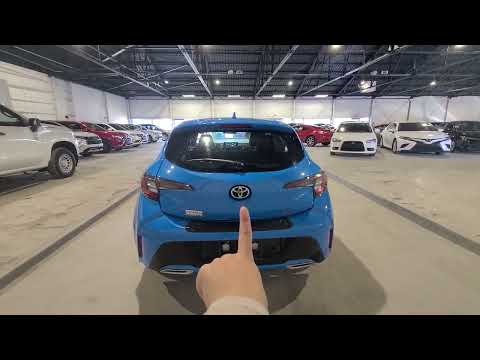 Our gorgeous 2019 Toyota Corolla hatchback SE!!! 6 speed manual transmission!