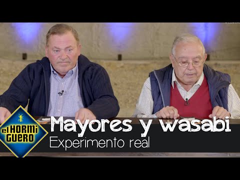 El divertido experimento gastronómico: ¿ancianos probando el wasabi? - El Hormiguero