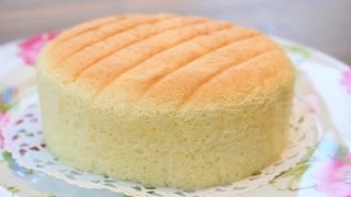 How To Make Super Soft Sponge Cake | Butter Sponge Cake Recipe | 像棉花般柔软的蛋糕---棉花蛋糕  | 燙麵法