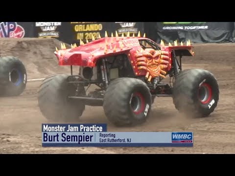 NJ East Rutherford Monster Jam Practice