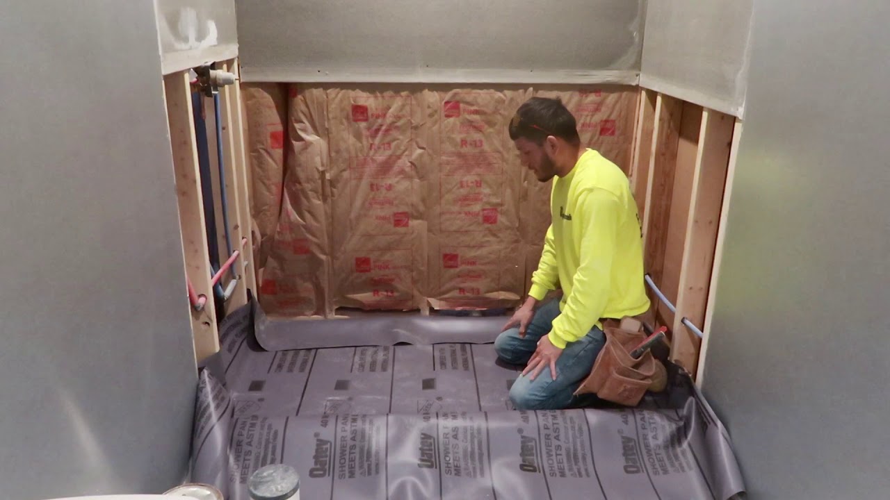 Como instalar el SHOWER PAN LINER