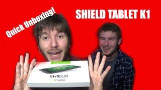 Nvidia Shield Tablet K1 Quick Unboxing! BEST TABLET FOR 200$!!!!
