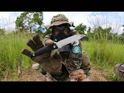 COLD STEEL RAZOR TEK 4 " BLADE - KNIFE DESTRUCTION TEST - UNTIL IT BREAKS -STEEL: 4116 SS @csknives