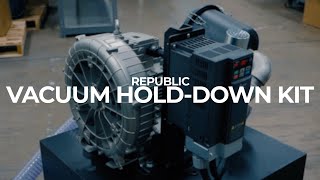 Republic Vacuum Hold-down Kit for CNC Tables | Republic Manufacturing
