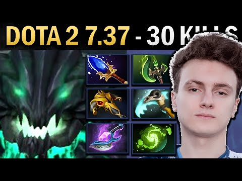 Outworld Destroyer Gameplay Miracle with 30 Kills and Vyse - Dota 2 7.37