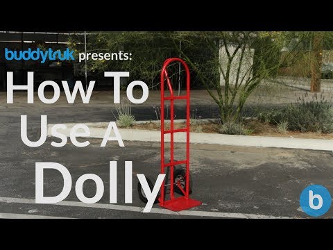 Part of a video titled How To Use A Dolly with Buddytruk - YouTube