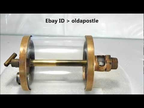 Brass and Glass Oiler