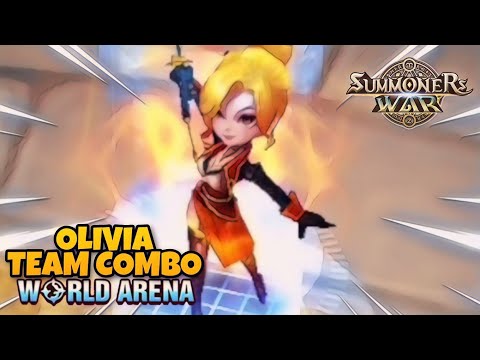 Olivia Team Combo in World Arena Ep. 2 - Summoners War