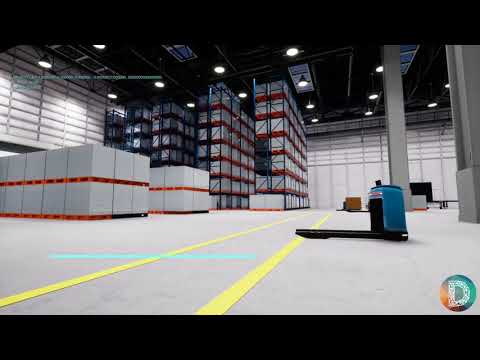 Warehouse & Factory 3D Simulation | 3D Animation | Distribute