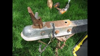 Trailer coupler replacement  Easy DIY project