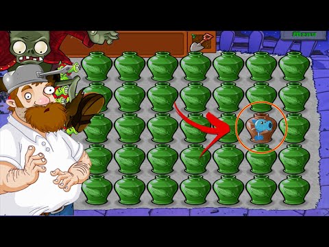 Vasebreaker Endless: Streak 1-5 | Gatling PEA Plant - Plants vs Zombies Xmas Mod