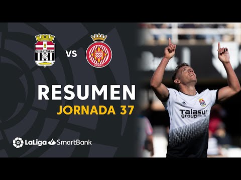 Resumen de FC Cartagena vs Girona FC (3-0)