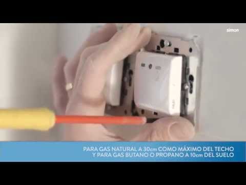 Instalación de detector de gas | Simon 75