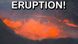 Flying over the erupting volcano in Iceland then relaxing in the Blue Lagoon with Two In Tow Vlog 54