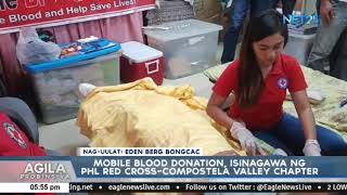 Mobile Blood Donation, isinagawa ng Philippine Red Cross - Compostela Valley Chapter