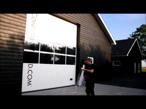 Magic ball paper streamers white confetti world 2017