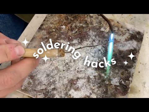 Metalsmithing for Beginners - Learn Jewelry Making: Soldering Technique Hacks - With wire solder