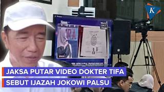 Download lagu Momen Jaksa Putar Video Dokter Tifa Sebut Ijazah Jokowi 'Palsu' mp3