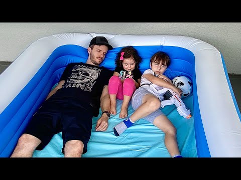 PISCINA VAZIA com Marcos e Laura e ROTINA da Família Brancoala