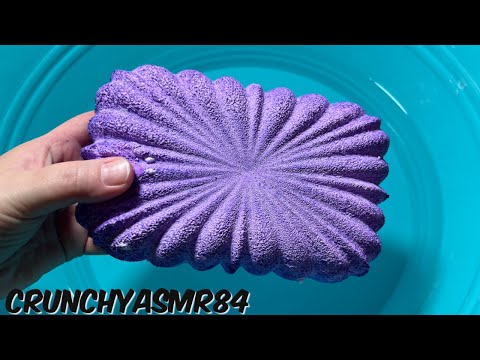 Purple Hydrophobic Chalk Crush | Oddly Satisfying | ASMR | Sleep Aid