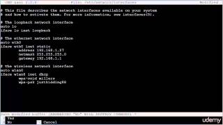 023  Basic networking ifconfig, ifup, ifdown,  etc network interfaces