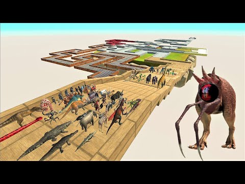 Last Survivor. Touched out,  Course with many corners! | Animal Revolt Battle Simulator