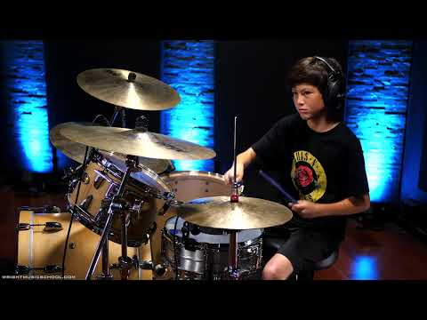 Wright Music School - Aidan McIntyre - Imagine Dragons - Bones - Drum Cover