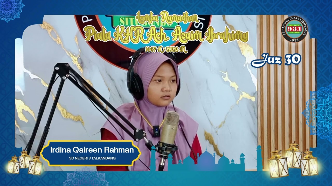 Irdina Qaireen Rahman | Appearance of the Ramadhan Bhasa FM 2026 Competition Participants