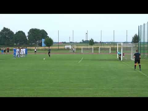 OKS Olesno - LKS Polonia Karłowice (baraż o IV ligę) drugi rzut karny Adam Huć