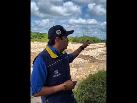 Wilson Porras - Río La Curama en Pore amenaza torre de energía