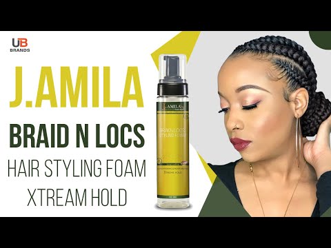 Ultimate Xtreme Hold: J.Amila Braid n Locs Hair Styling Foam