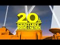 20th Century Worms 4 Mayhem Logo 3D Max Gets Destroyed
