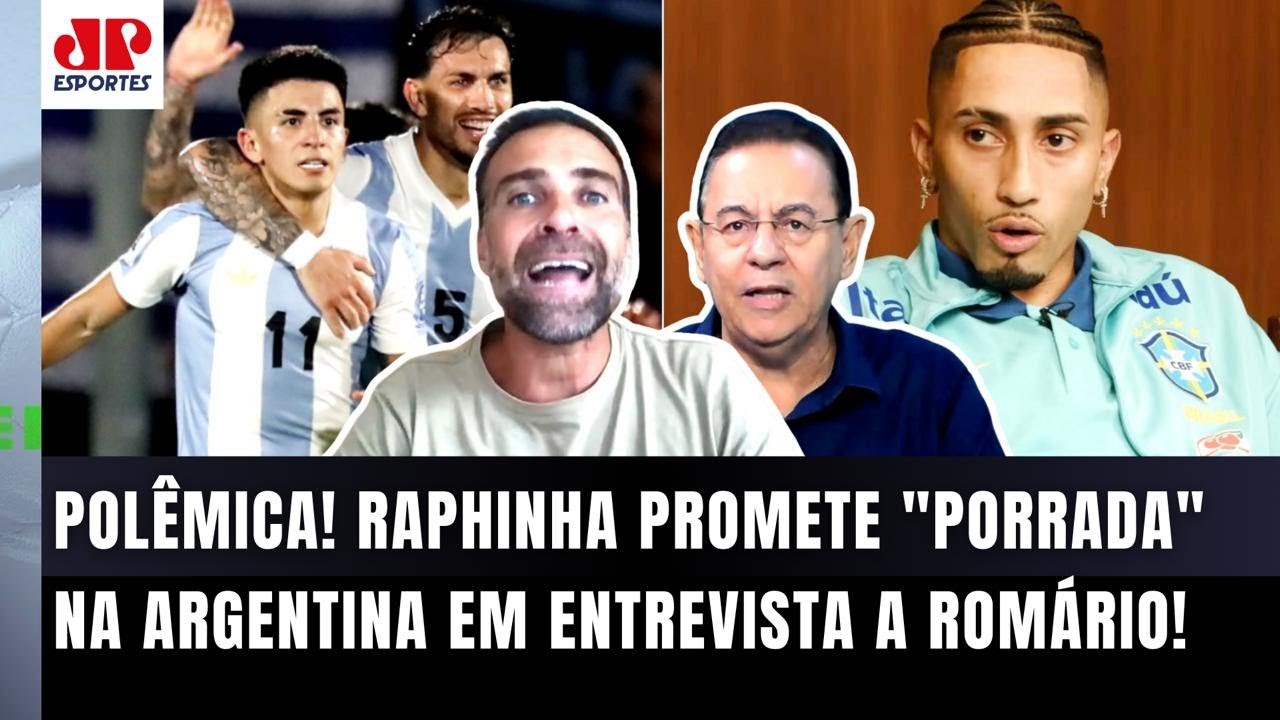 VAI DAR M&R#@??? "Velho, o Raphinha agora VAI TER QUE SE GARANTIR! Ele PROVOCOU a Argentina e..."