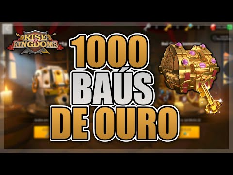 ABRINDO 1.000 BAÚS DE OURO NA TABERNA | FOI BOM ? - RISE OF KINGDOMS