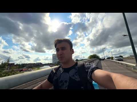 Harelbeke bridge view | My routine | distance from home to my work | Belgium 