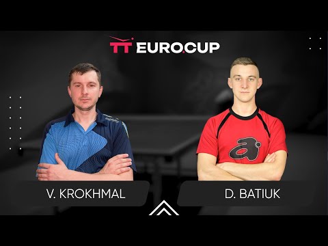 09:30 Vitalii Krokhmal - Dmytro Batiuk 27.08.2024 TT Euro.Cup Ukraine Master. TABLE 3